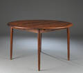 Dansk møbelsnedker. Cirkulært spisebord af palisander 2