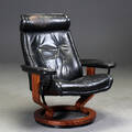 Stressless  Ekornes. Lænestol, sort læder 