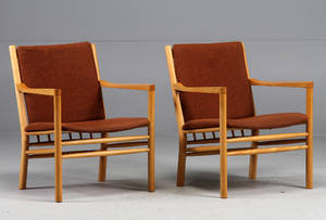 Erik Ole Jørgensen . Par tremmestole 2