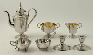 Nysilver, 7 del. diverse