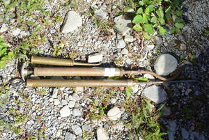 Mässingssprutor 3 st L ca 30-80 cm