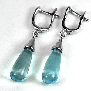 Par topaz ørehængere 2