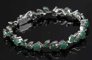 Aventurin armbånd.