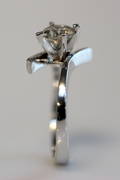 Solitaire ring ca. 0.92 ct.