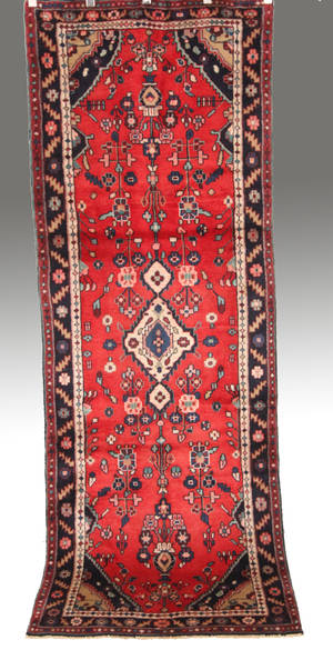 Matta, persisk Hamadan, 297 x 107 cm.