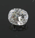 1 Loose Oval-brilliant-cut diamond 0.33ct