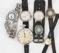 Armbandsur 6st samt fickur, bl.a. Certina, Omega
