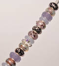 20 Charlotte Borgen beads lilla. 20