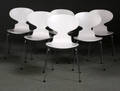 Arne Jacobsen 1902-1971. Seks stole, model 3101, hvidrosa 6