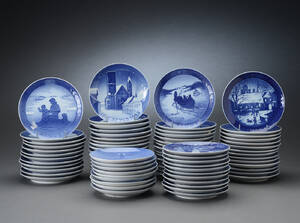 Royal Copenhagen samt Bing  Grøndahl. Samling juleplatter 77