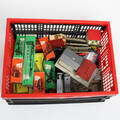 MÄRKLIN, räls, 7 vagnar, växlar mm