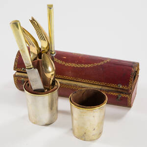 Reisenecessaire, Besteck, vor 1886, Deutschland 10