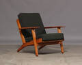 Hans J. Wegner, lænestol af teaktræ, model GE290
