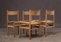 Hans J. Wegner, sæt på fire stole af bøgetræ, model CH36 4 Denne vare er sat til omsalg under nyt varenummer 4397678