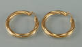 Par øreringe guld 750 2