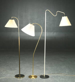 Tre standerlamper 3