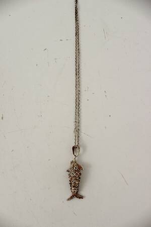 Collier, silver med hänge