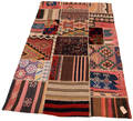 Patchwork tæppe 182 x 125 cm