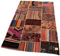 Patchwork tæppe 175 x 125 cm