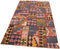 Patchwork tæppe 206 x 145 cm