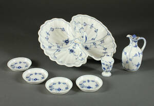 Royal Copenhagen, musselmalet serveringsservice, porcelæn 7