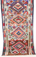 Orientalsk Harsin Kilim 270 x 150 cm.