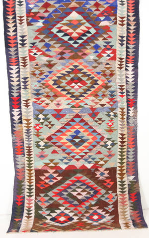 Orientalsk Harsin Kilim 270 x 150 cm.