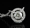  Pendant in 14k set with rilliant cut diamonds 0.50 ct 