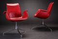 Preben Fabricius  Jørgen Kastholm. Par Tulip chair, model FK 6725 2