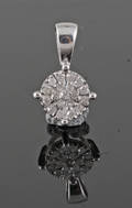 Diamond pendant diamond pendant 0.10ct