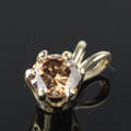 Solitaire Vedhæng af 14 kt. guld med brillant 0.67 ct.  Denne vare er sat til omsalg under nyt varenummer 4088281