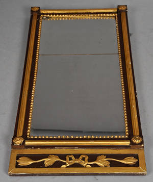 Dansk Louis XVI spejl, ca. 1790