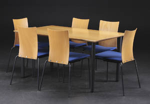 Dansk møbeldesign. Konferencebord  stole 7