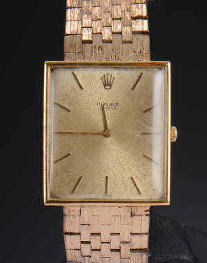 Vintage Rolex, herrearmbåndsur af 18 karat guld Denne vare er sat til omsalg under nyt varenummer 4481963