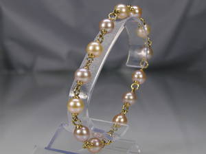 Armband mit Süsswasser-Zuchtperlen Die Auktion ist annulliert - siehe Ware 1932954