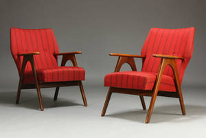 Dansk møbelproducent. Par lænestole 2