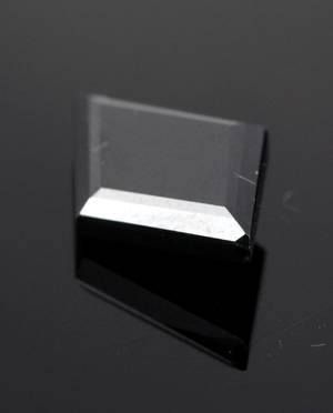 Uindfattet behandlet sort diamant ca 4.29 ct