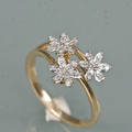 Diamantring ca. 0.36 ct.