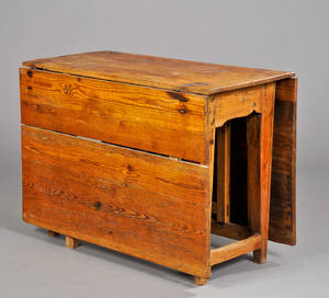 Svensk slagbord af fyrretræ. 1800-tallet