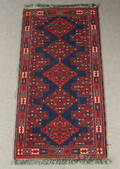 Orientalisk handknuten matta, 180x90 cm