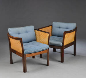 Illum Wikkelsø. Et par Plexus stole, mahogni 2