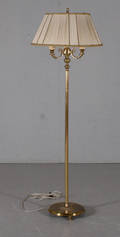 Golvlampa mässing 1900-talets mitt