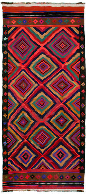 Persisk Harsin kelim 345 x 157 cm
