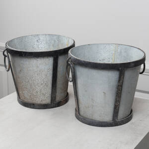 YTTERFODER, 2 st, zink med smidesställning