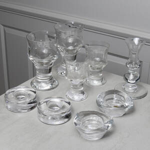 PARTI GLAS, bl.a Orrefors  Reijmyre