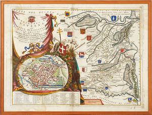 Coronelli´s map of Ravenna 1708