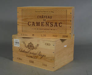 6 fl. Ch. de Camensac 2006 og 6 fl. Ch. Croizet-Bages 2006 12