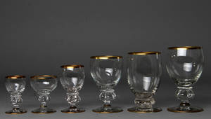 Holmegaard. Gisselfeld glasbesætning. 55