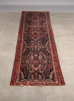 Orientalsk håndknyttet løber, 430x105 cm