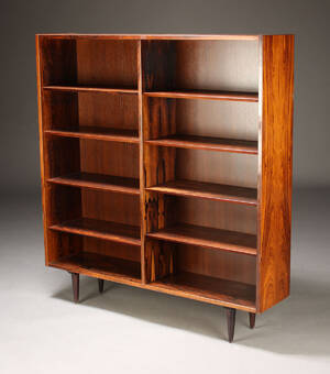 Aage Hundevad. Bogreol, palisander